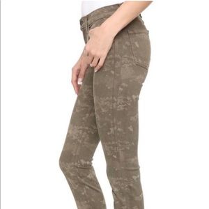 JBrand olive camo jeans- excellent condition